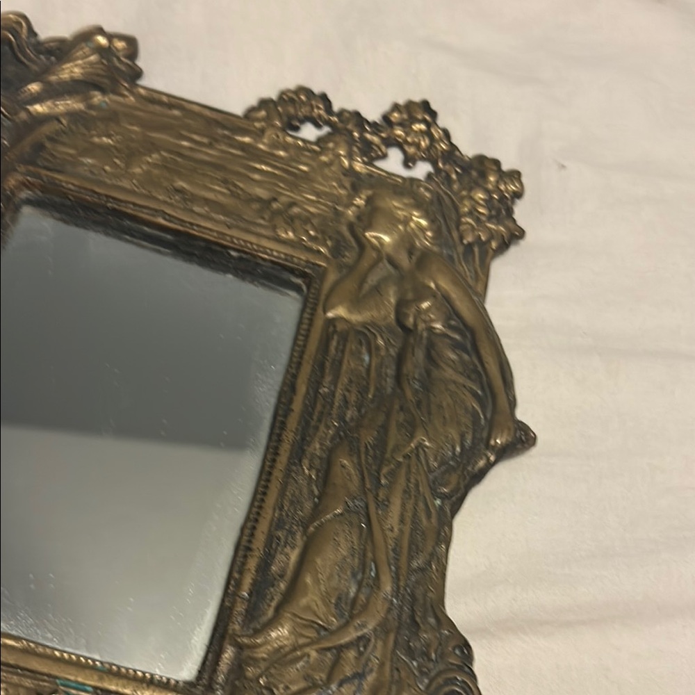 Antique-Style Gold Mirror Frame - Picture 9 of 12